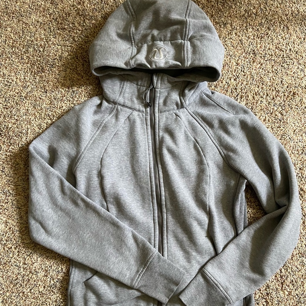 Lululemon gray Scuba hoodie